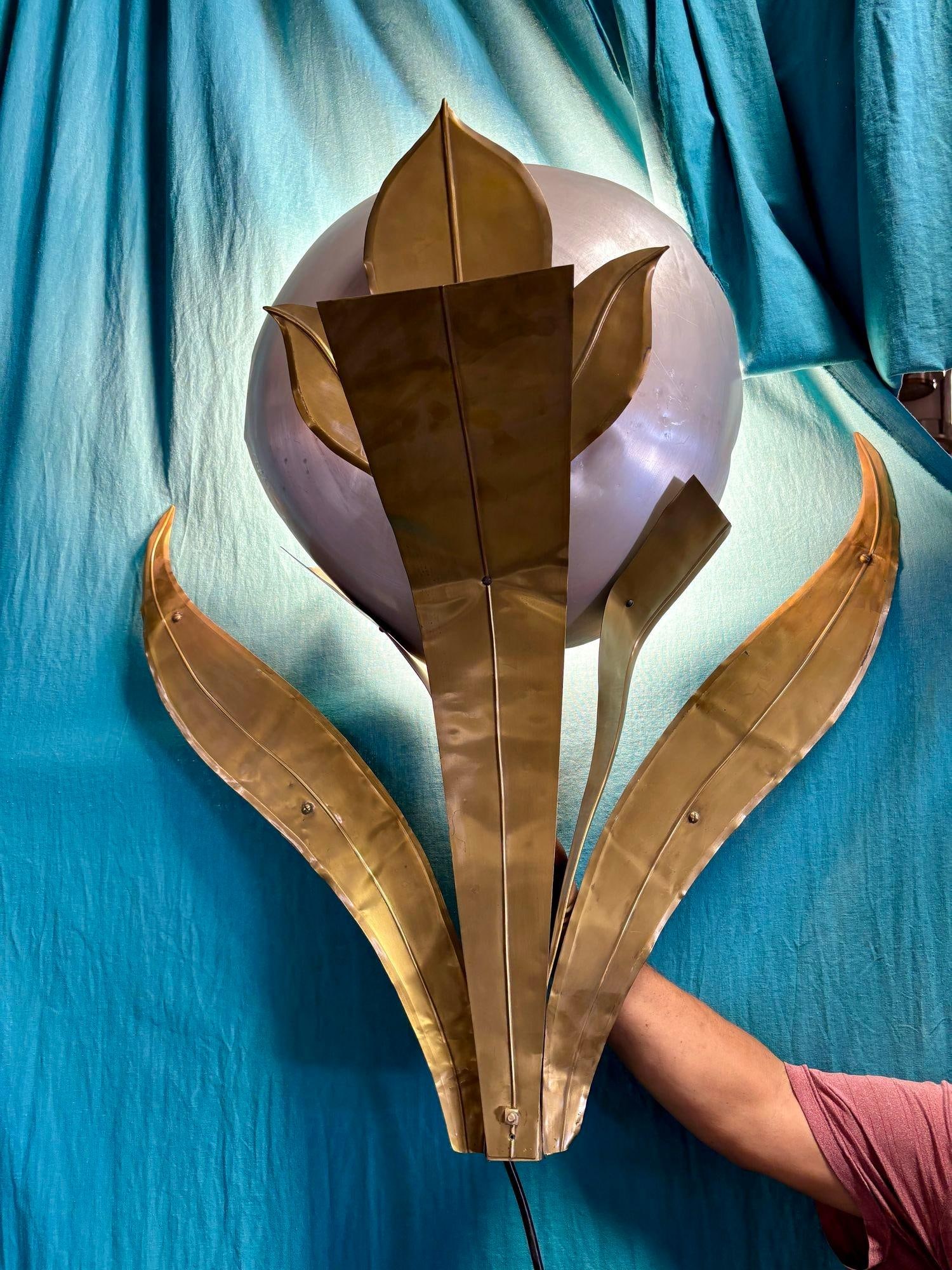 Grand Hollywood Theater Floral Sconces - 11