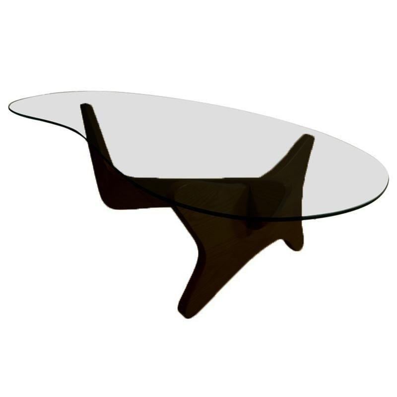 Midcentury Biomorphic "Airplane" Coffee Table - 17