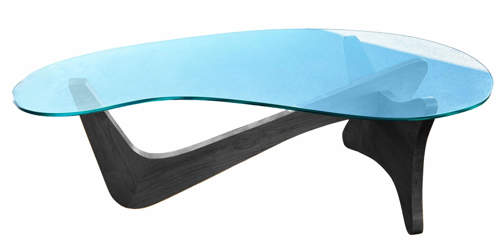 Midcentury Biomorphic "Airplane" Coffee Table - 8