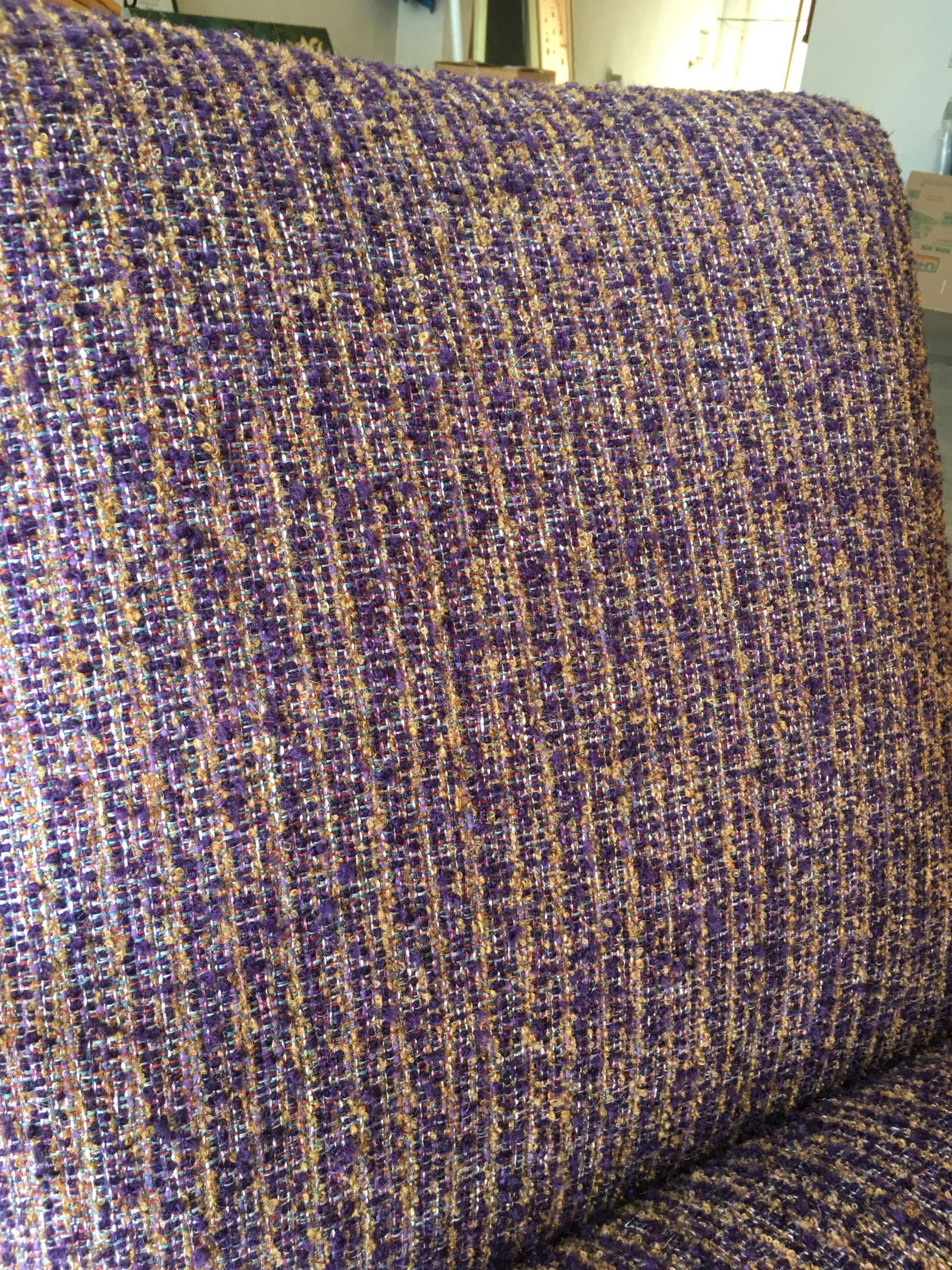 Thonet Bentwood Armchair with Purple Seat - 15