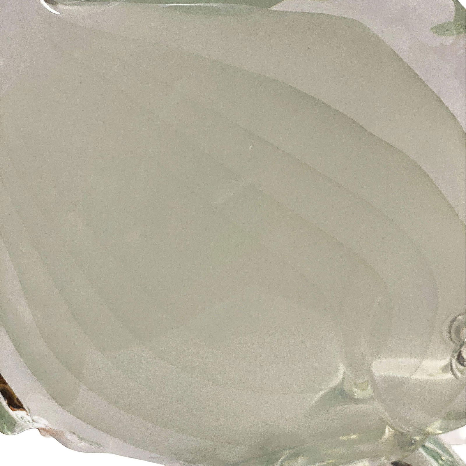 Murano Crystal Glass Angel Fish Sculture On Wave by Licio Zanetti - 11