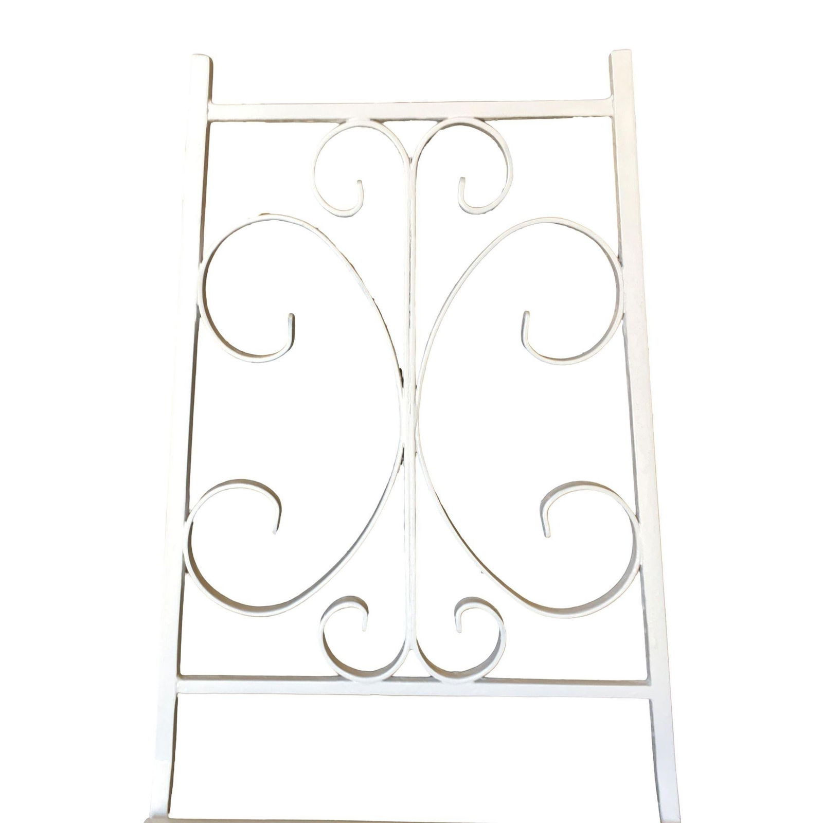 Midcentury Outdoor/Patio Side Chair with Scrolling Pattern, Set of Four - 6