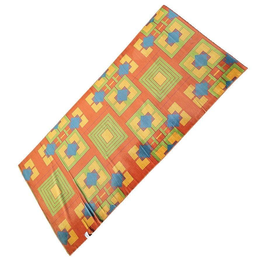 Original 6' 4" X 11' 3" Art Deco Revival Area Rug From the Arizona Biltmore - 9