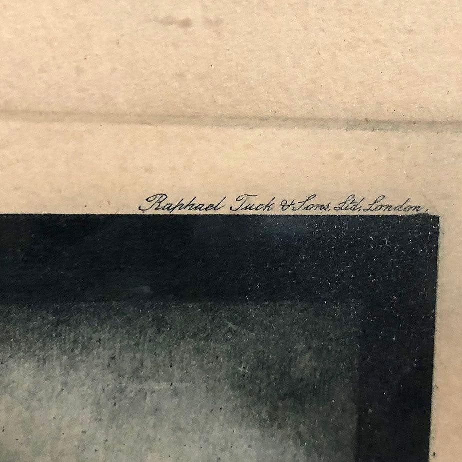 Framed "The Call of the Spring" Watercolor Scenic Lithograph by Jennie Harbour - 3