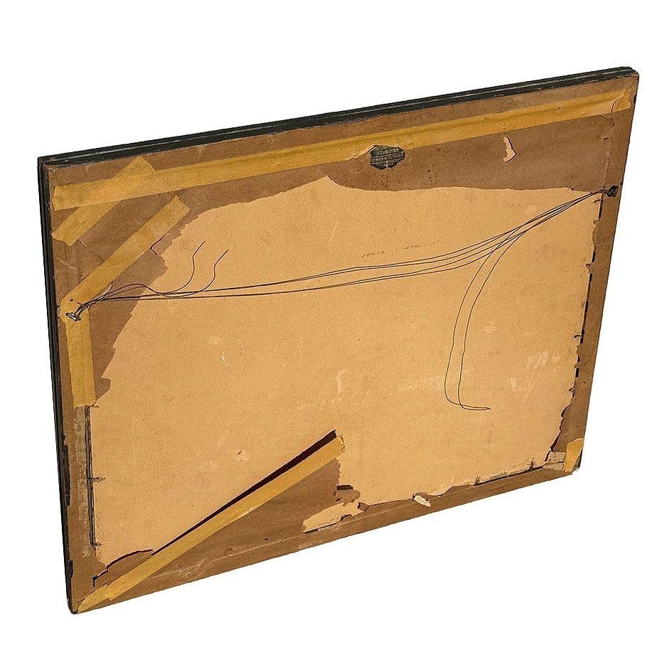 Framed "The Call of the Spring" Watercolor Scenic Lithograph by Jennie Harbour - 6