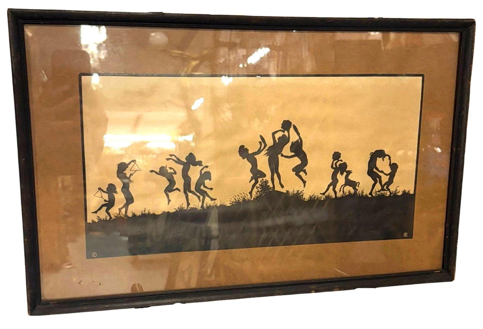 Early Century Rare Karl Wilhelm Diefenbach German Silihoute Lithograph Artwork - 3