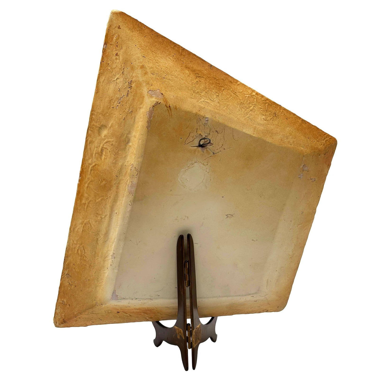 Rare MCM Tropical Hula Girl & Ukulele Boy Art Pottery 3D Wall Sculptural, Pair - 4