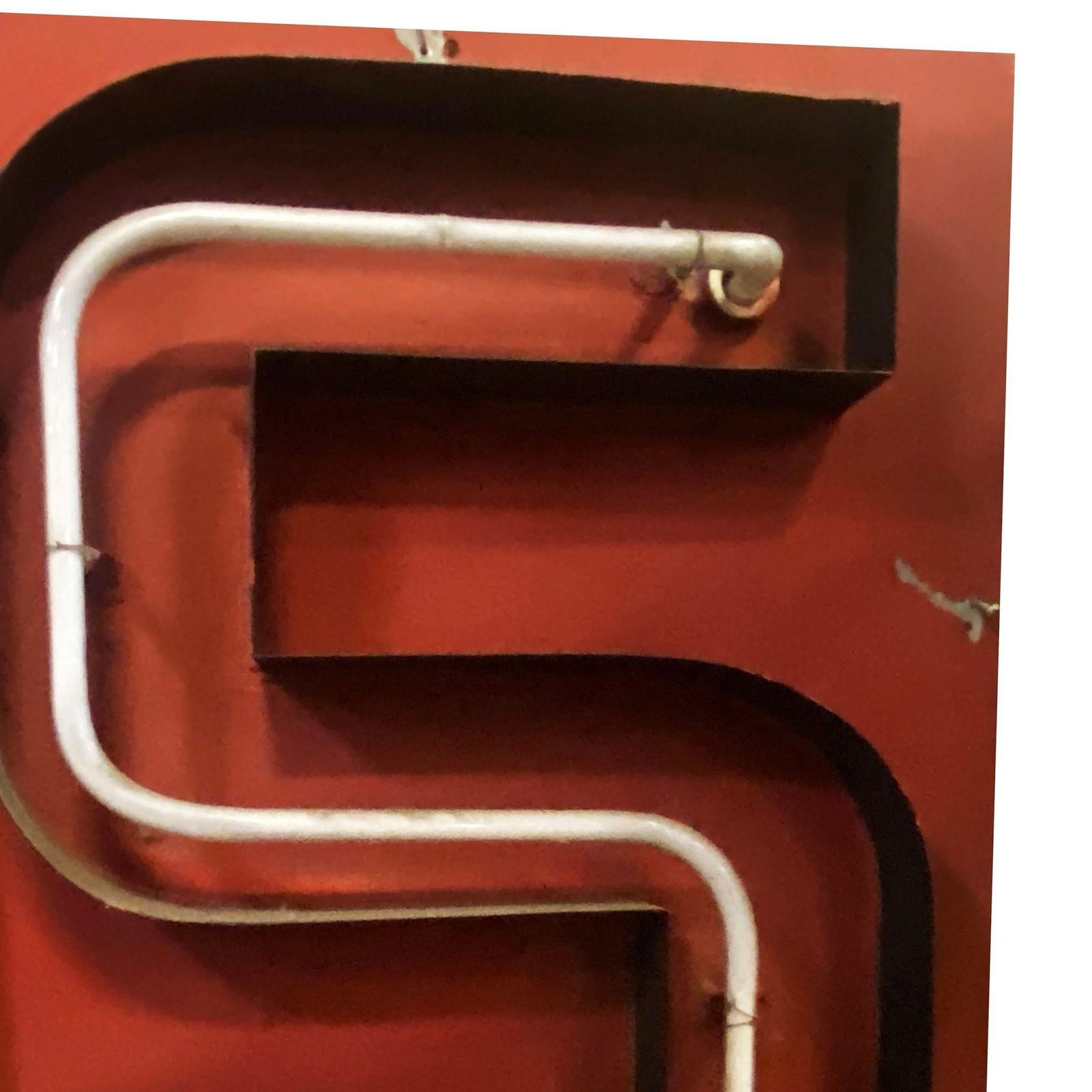 Large Vintage Neon Marquee Letter "S" From Pan American Auditorium - 8