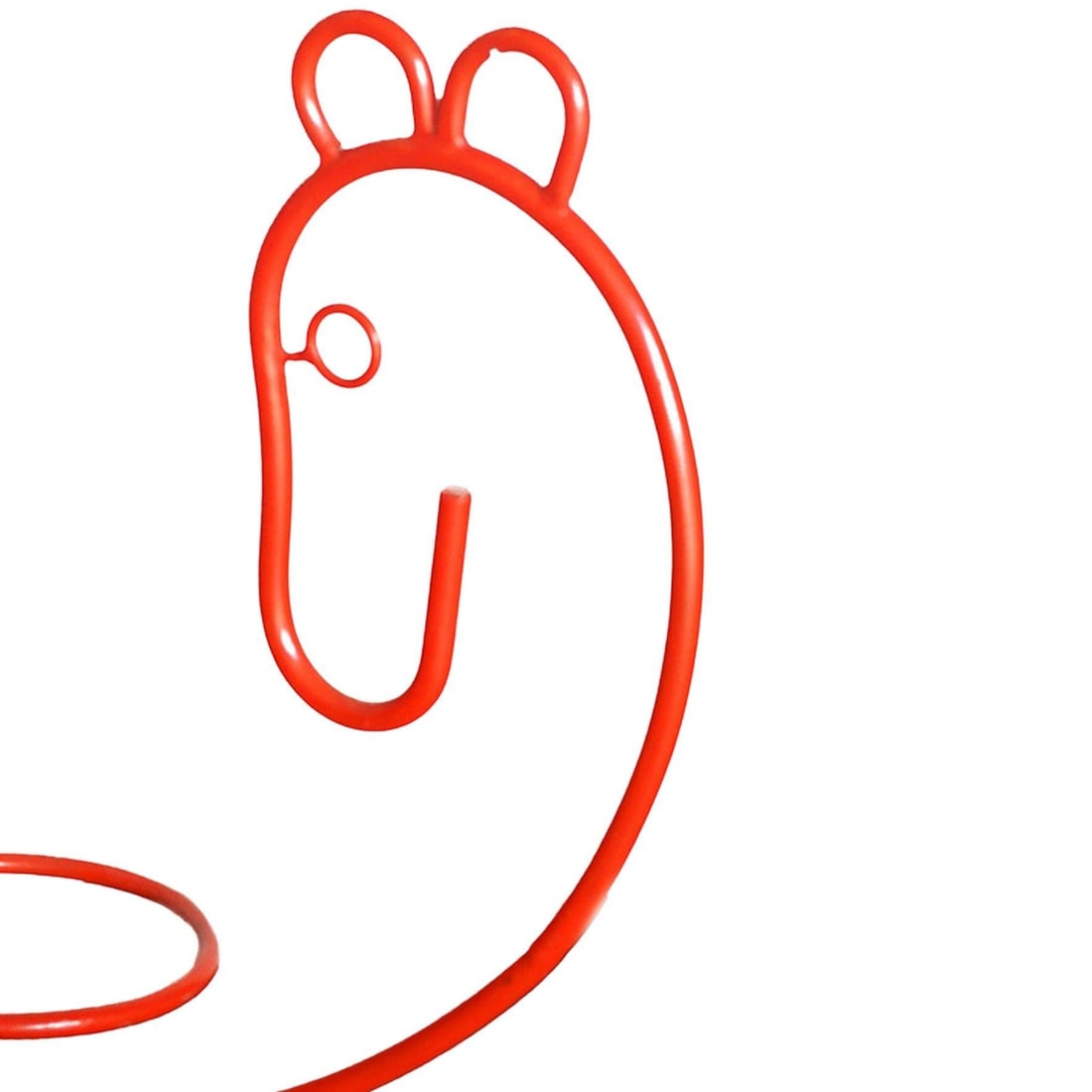 Large and Playful Frederick Weinberg Style Wire Horse sculpture Planter Stand - 5