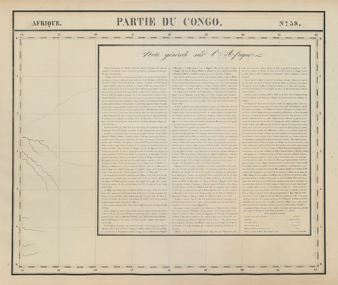 Afrique. Partie du Congo. Note générale sur l'Afrique #39. VANDERMAELEN 1827 map (1 of 1)