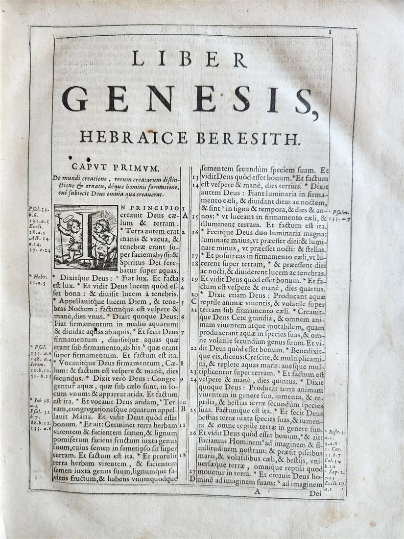 1650 BIBLE in LATIN by PLANTIN antique Old & New Testament BIBLIA SACRA 17th C. - 6