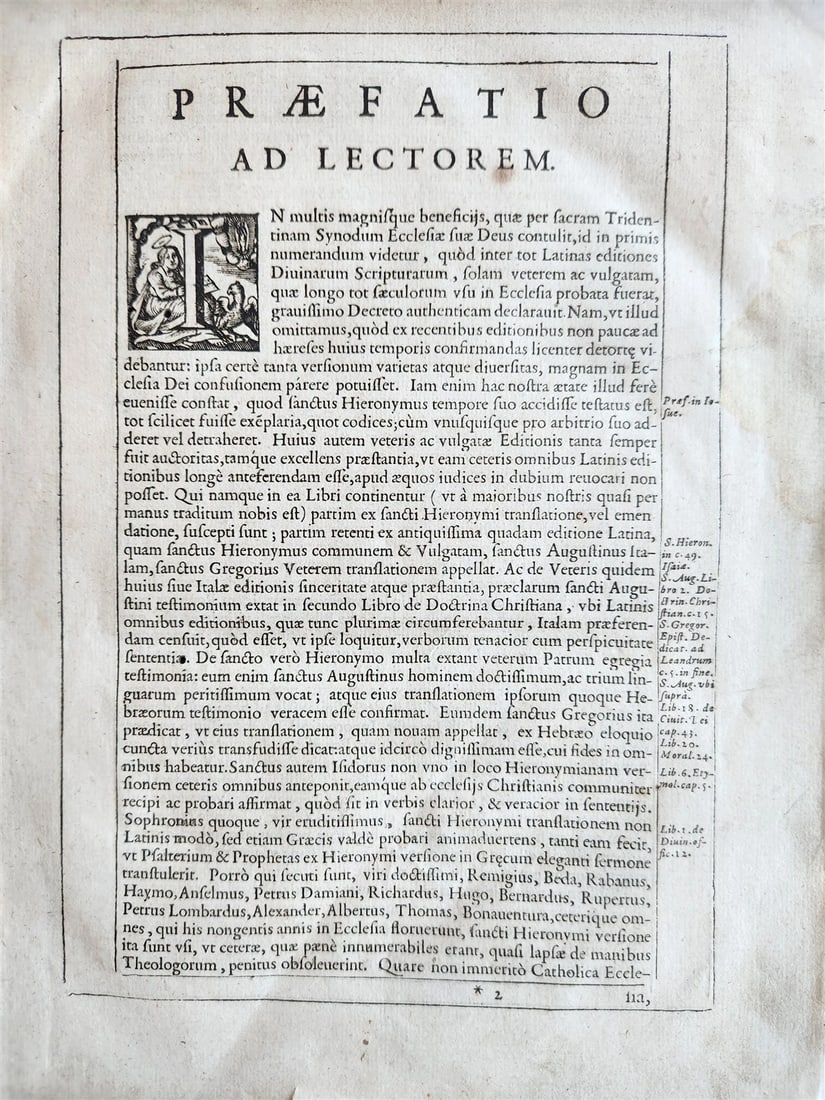 1650 BIBLE in LATIN by PLANTIN antique Old & New Testament BIBLIA SACRA 17th C. - 9