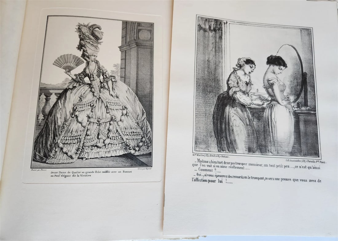 1933 THE CORSET in ART & CUSTOMS 13th-20th century ANTIQUE illustrated FOLIO - 12