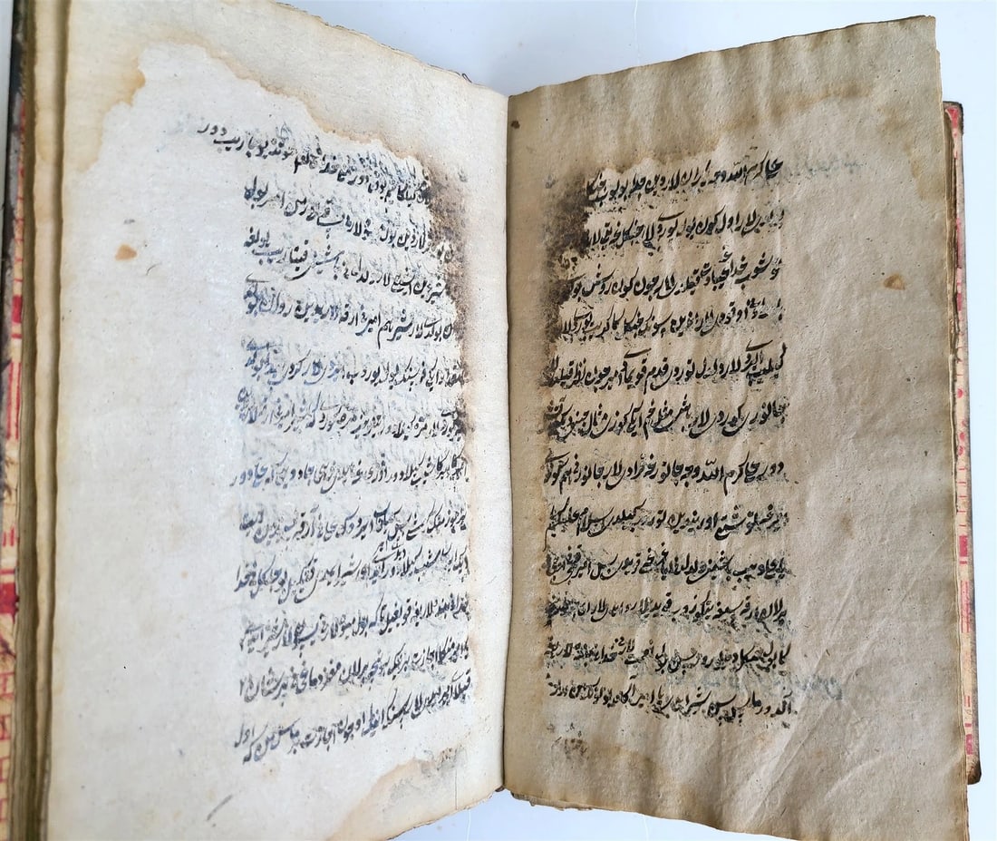 1901 MANUSCRIPT in CHAGATAI TURKI LANGUAGE ISLAMIC BOOK antique POETRY - 5