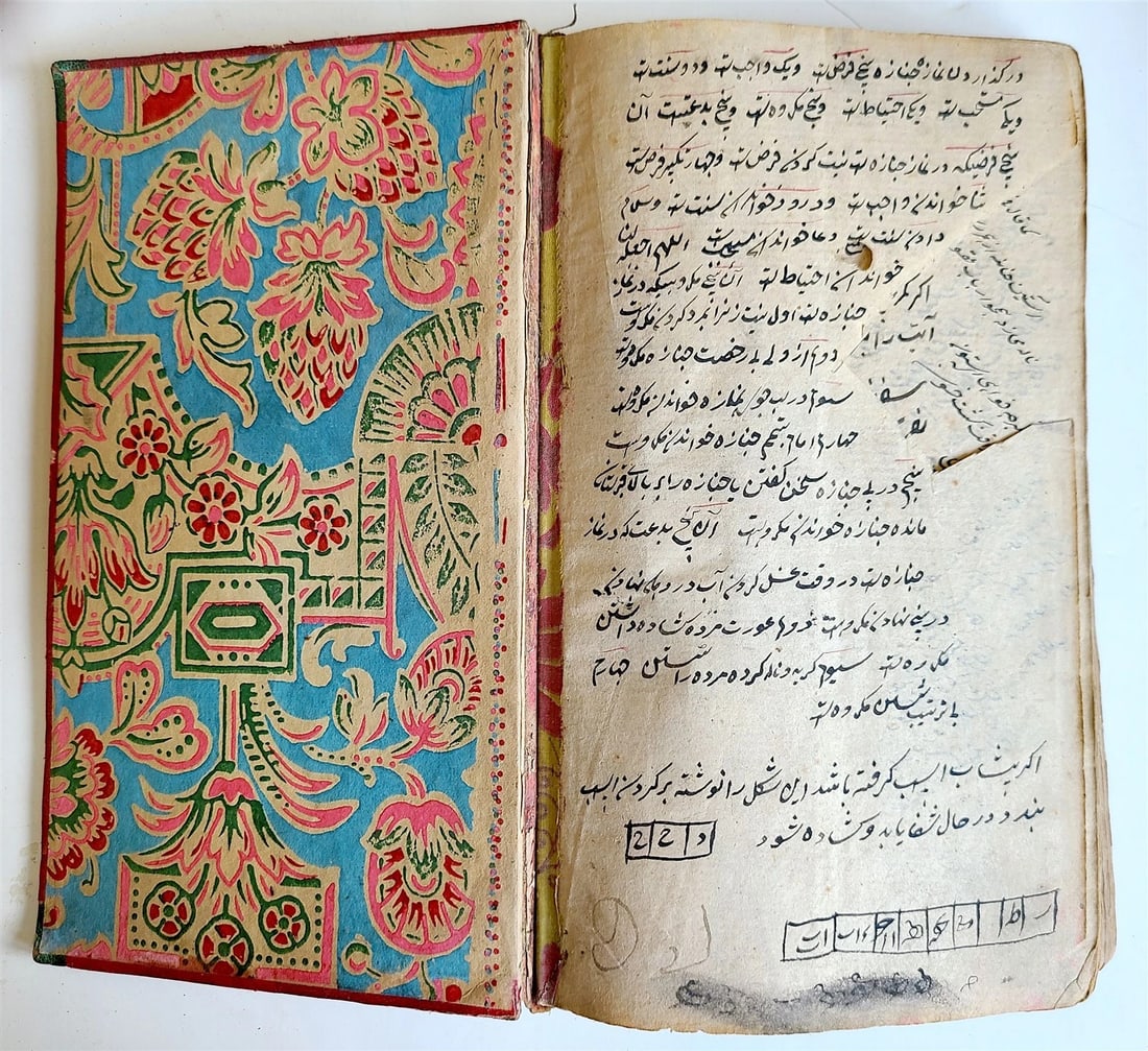 1890-91 ARABIC MANUSCRIPT ISLAMIC antique KITAB AT-TAHARA BOOK of PURITY - 13