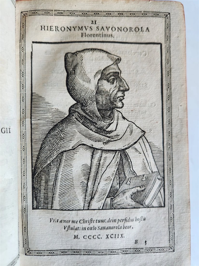 1590 IMAGES of ILLUSTRIOUS MEN antique ILLUSTRATED Icones sive Imagines virorum - 11