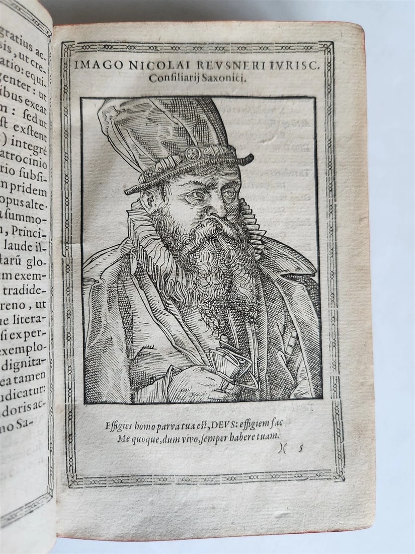 1590 IMAGES of ILLUSTRIOUS MEN antique ILLUSTRATED Icones sive Imagines virorum - 3
