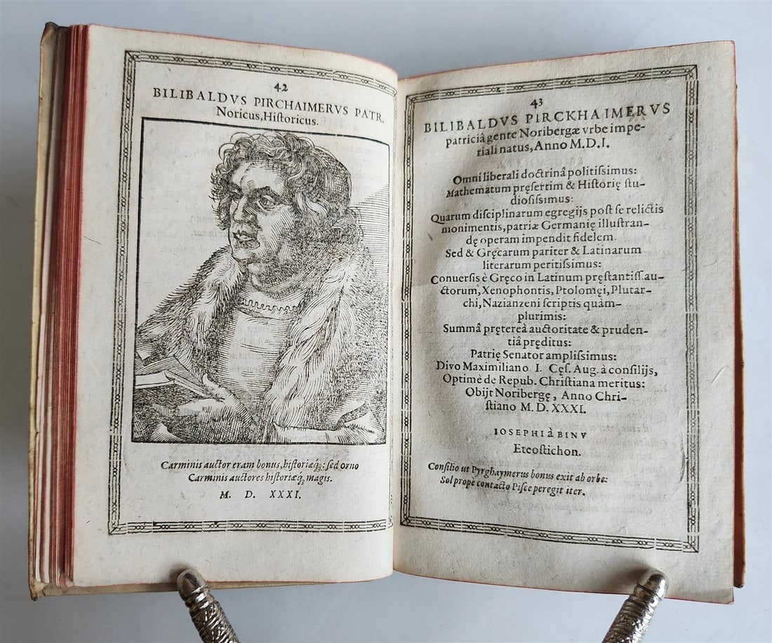 1590 IMAGES of ILLUSTRIOUS MEN antique ILLUSTRATED Icones sive Imagines virorum - 4