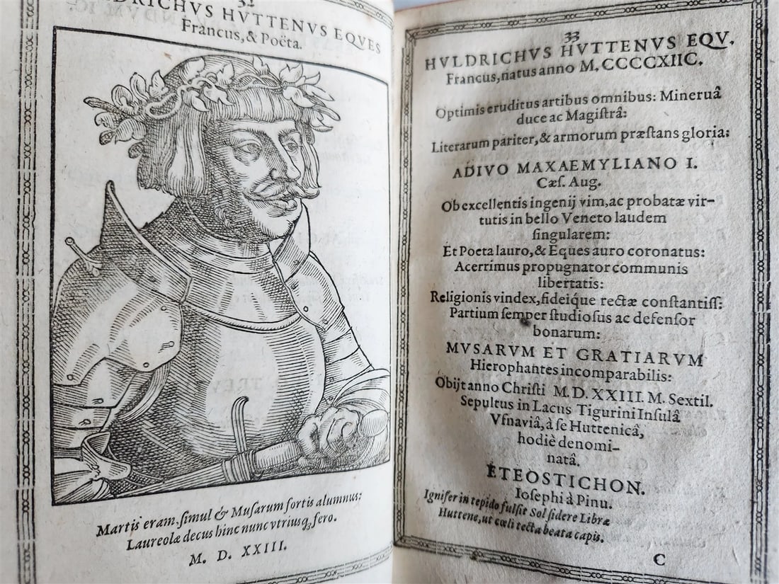 1590 IMAGES of ILLUSTRIOUS MEN antique ILLUSTRATED Icones sive Imagines virorum - 7