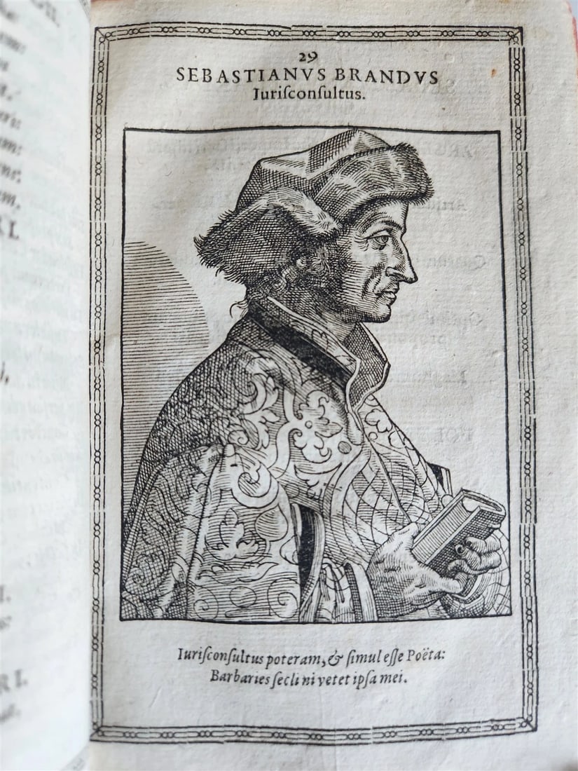 1590 IMAGES of ILLUSTRIOUS MEN antique ILLUSTRATED Icones sive Imagines virorum - 8