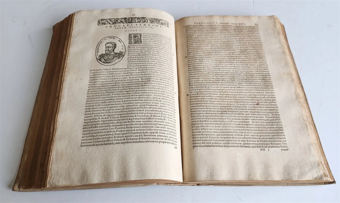 1601 HISTORY OF FRANCE LLUSTRATED FOLIO antique VELLUM De rebus gestis francorum - 10