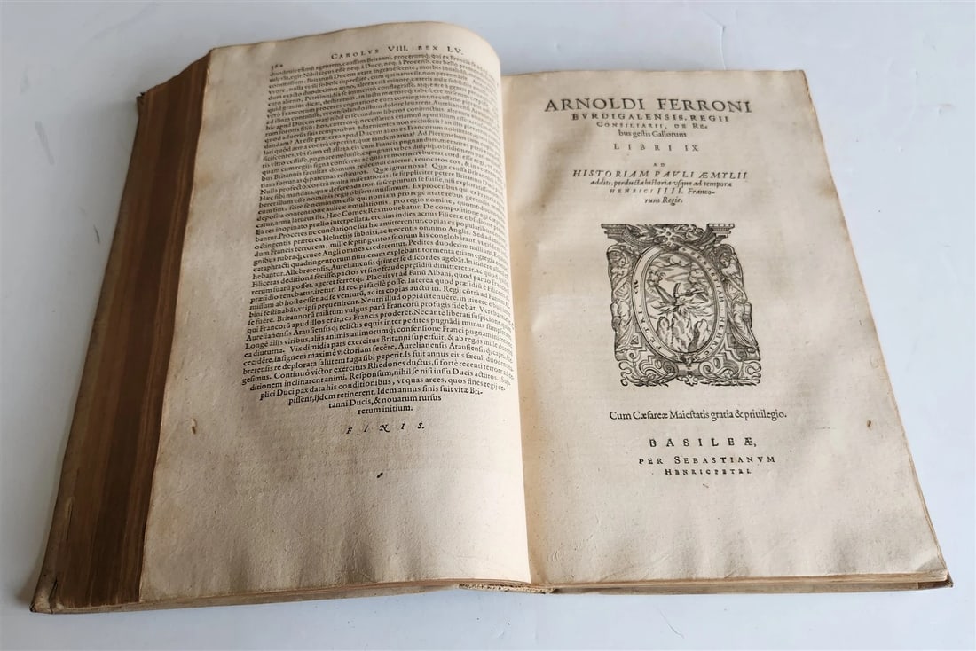 1601 HISTORY OF FRANCE LLUSTRATED FOLIO antique VELLUM De rebus gestis francorum - 9