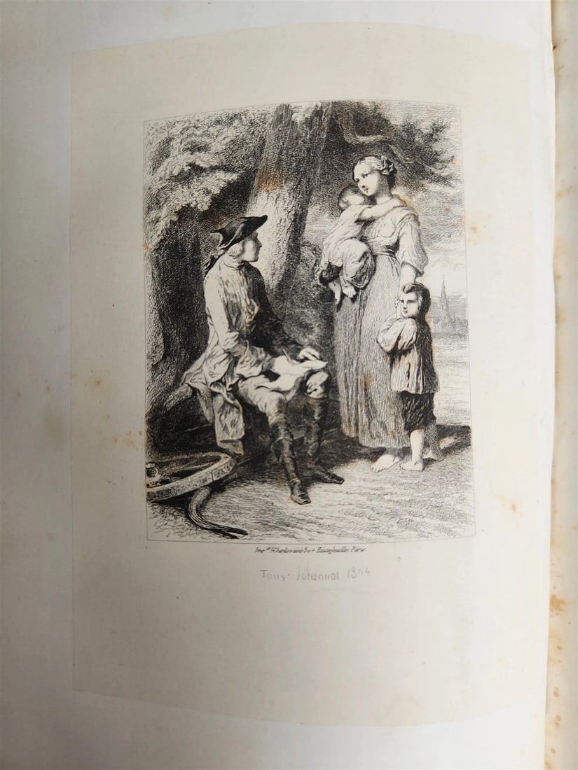1845 WERTHER par GOETHE antique ILLUSTRATED - 10