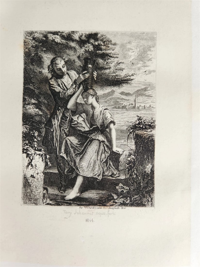 1845 WERTHER par GOETHE antique ILLUSTRATED - 11