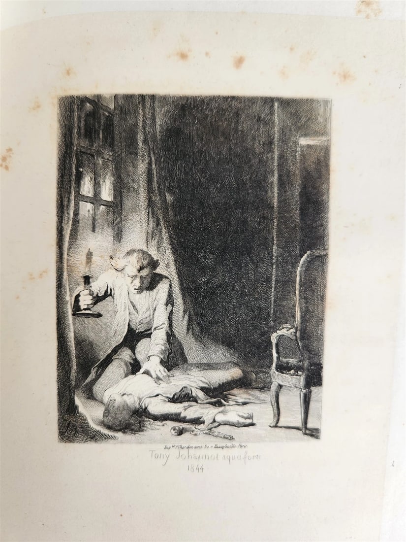 1845 WERTHER par GOETHE antique ILLUSTRATED - 4