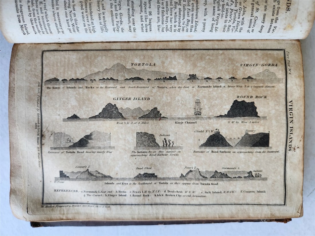 1833 AMERICAN COAST PILOT antique NORTH & SOUTH AMERICA - 11