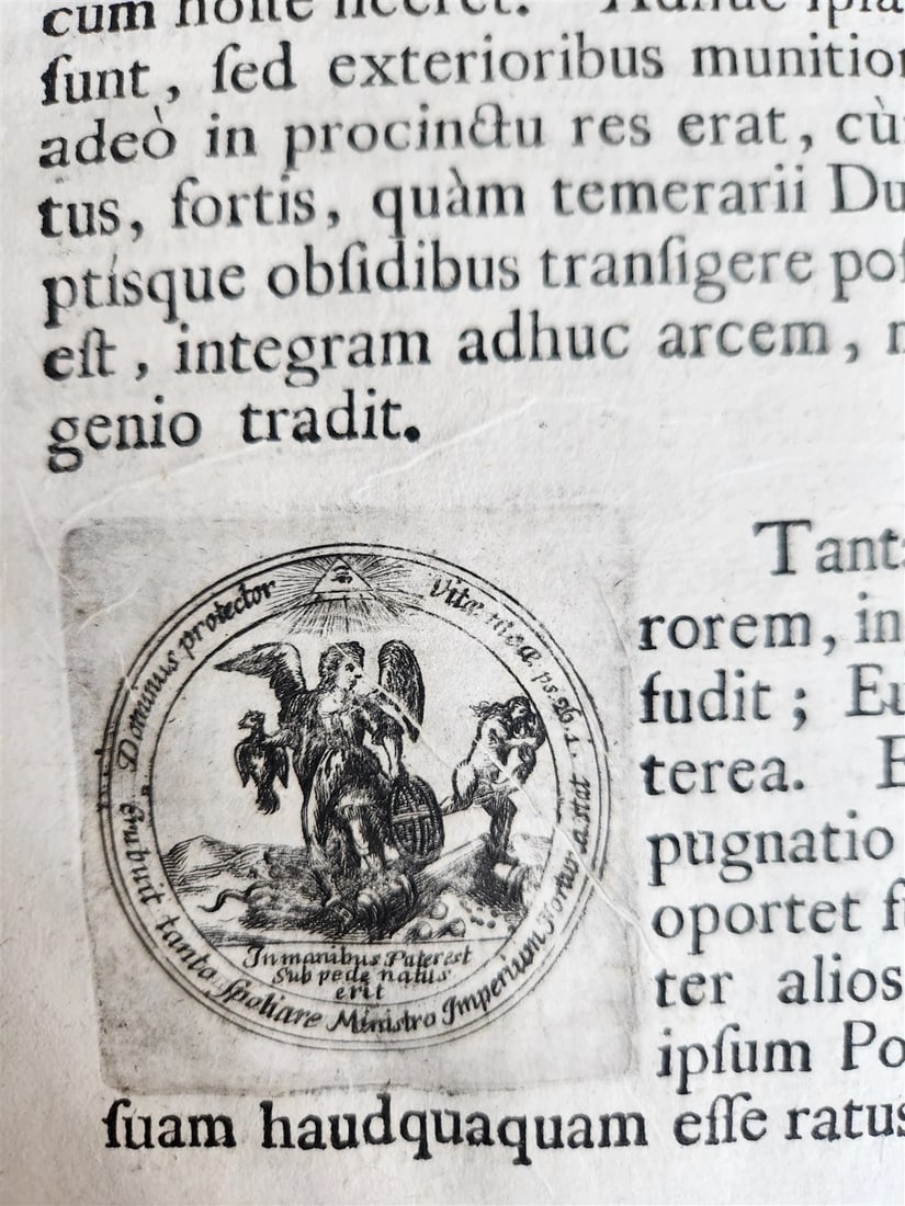 1735 PRINCE EUGENE of SAVOY AUSTRIAN FELDMARCHALL DEEDS antique ILLUSTRATED - 10