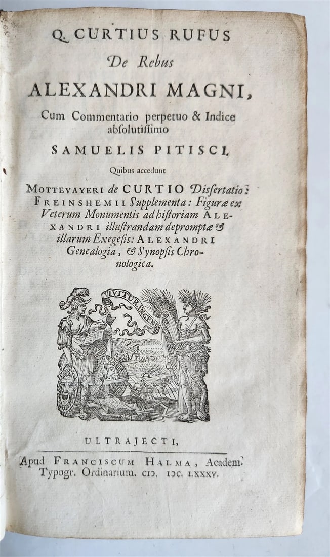 1685 HISTORY of ALEXANDER the GREAT antique ILLUSTRATED - 3