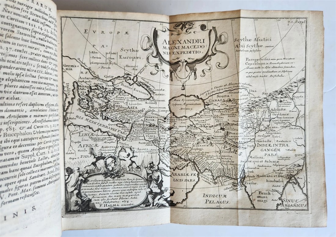 1685 HISTORY of ALEXANDER the GREAT antique ILLUSTRATED - 6