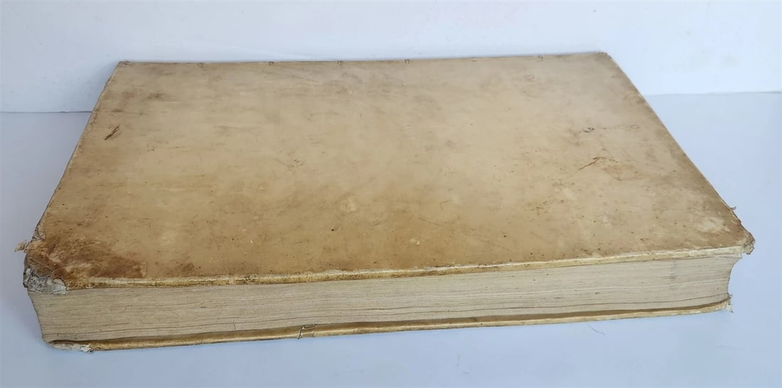 1704 ROMAN HISTORY ILLUSTRATED LARGE FOLIO antique VELLUM BOUND - 6
