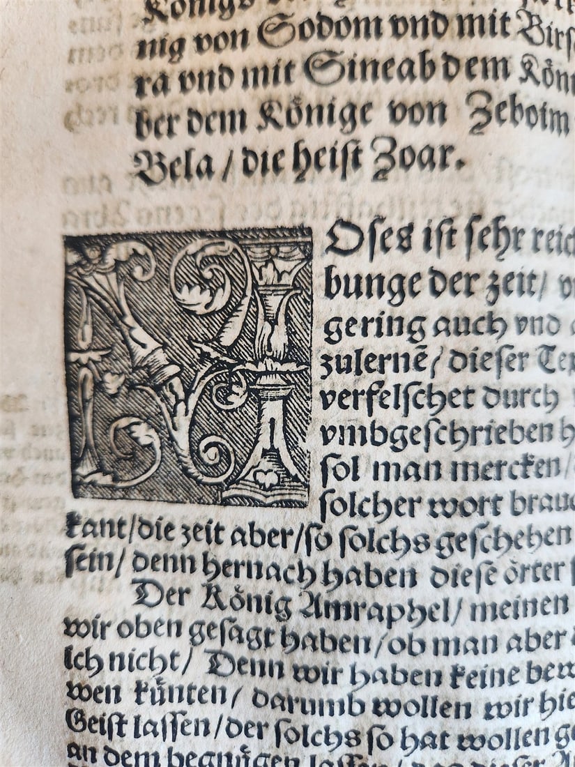 1558 MARTIN LUTHER WORKS PIGSKIN BOUND FOLIO in GERMAN antique - 14