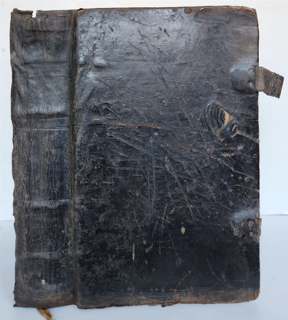 1586 ANTIPHONARIUM ROMANUM antique 16th CENTURY w/ ORIGINAL BINDING - 2