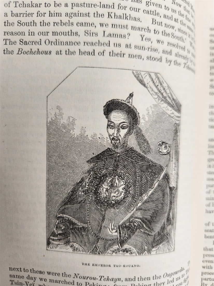 1844 TRAVELS to TARTARY THIBET & CHINA in 1844-46 antique 2 VOLUMES illustrated - 6