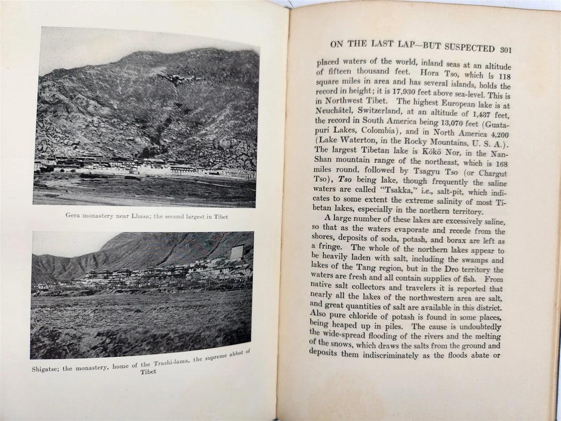 1924 TO LHASA in DISGUISE by W. McGovern ILLUSTRATED antique TIBET HIMALAYAS - 11