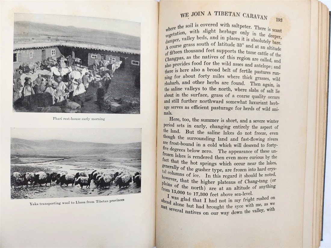 1924 TO LHASA in DISGUISE by W. McGovern ILLUSTRATED antique TIBET HIMALAYAS - 14