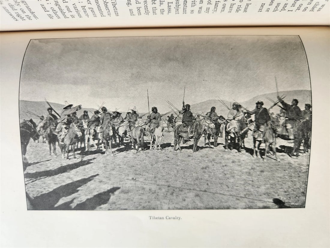 1903 CENTRAL ASIA & TIBET TOWARDS HOLY CITY of LASSA 2 VOLS antique ILLUSTRATED - 10