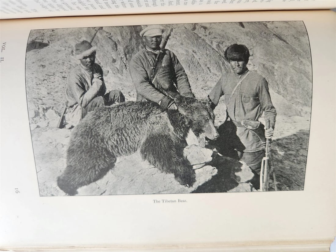 1903 CENTRAL ASIA & TIBET TOWARDS HOLY CITY of LASSA 2 VOLS antique ILLUSTRATED - 13