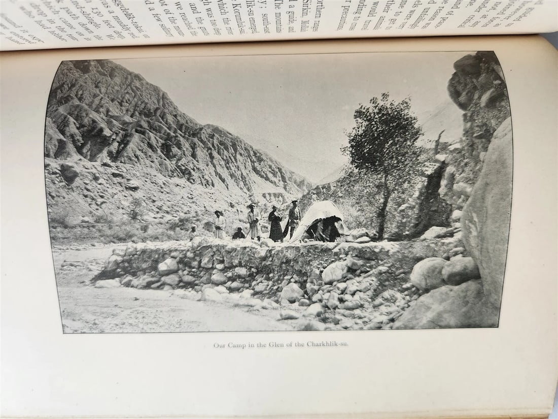 1903 CENTRAL ASIA & TIBET TOWARDS HOLY CITY of LASSA 2 VOLS antique ILLUSTRATED - 14