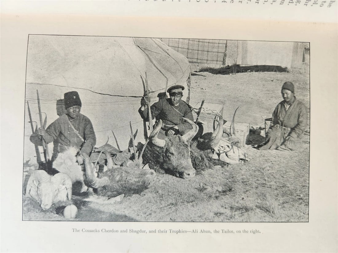 1903 CENTRAL ASIA & TIBET TOWARDS HOLY CITY of LASSA 2 VOLS antique ILLUSTRATED - 6