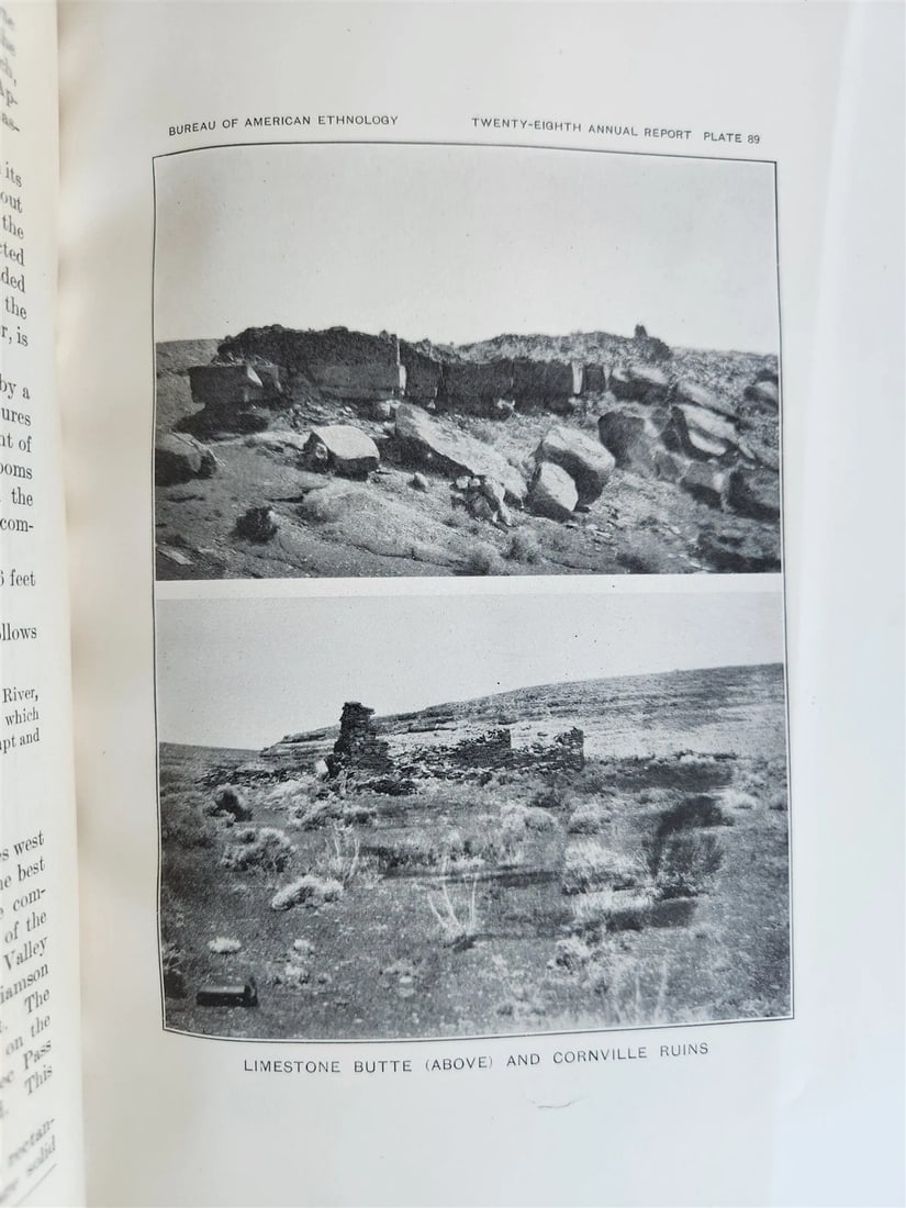 1906-1907 REPORT of the BUREAU of AMERICAN ETHNOLOGY antique ILLUSTRATED - 12