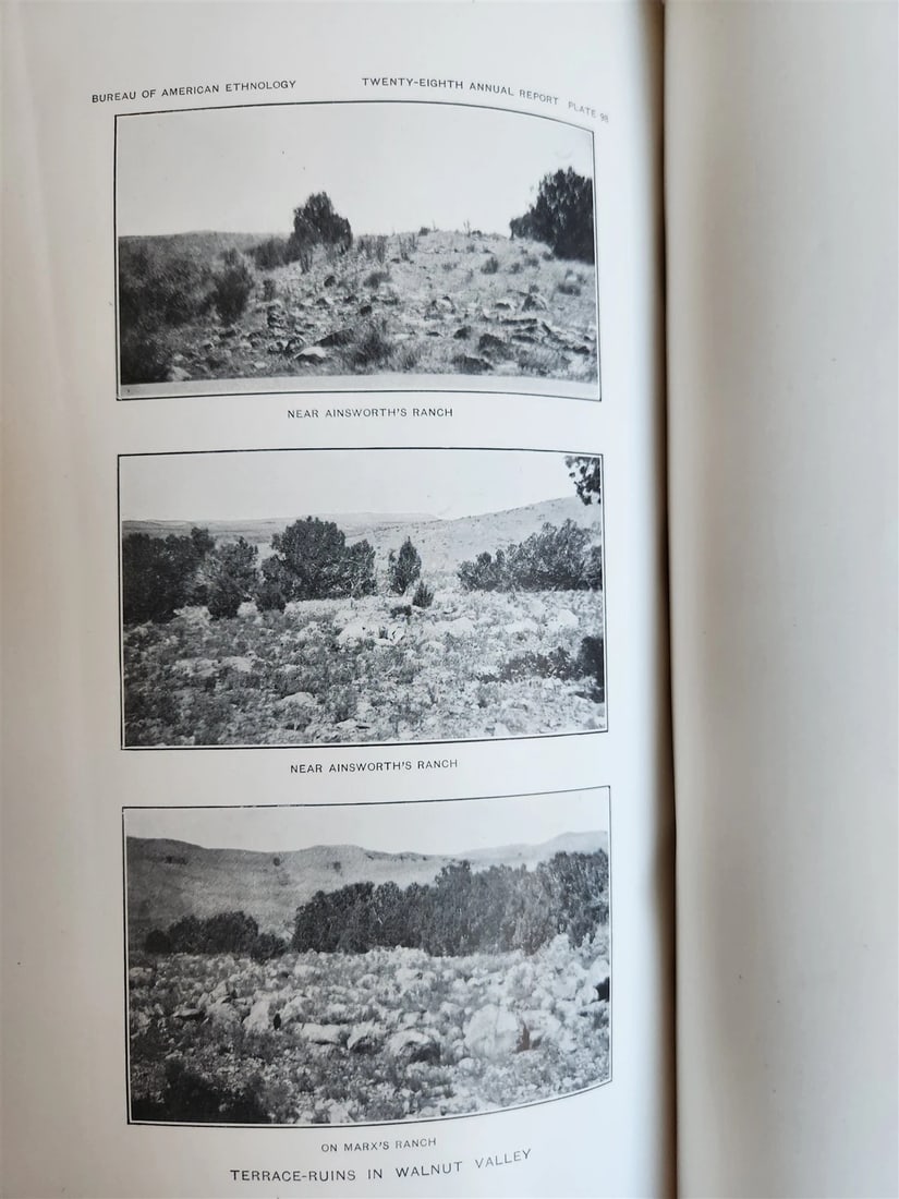 1906-1907 REPORT of the BUREAU of AMERICAN ETHNOLOGY antique ILLUSTRATED - 8