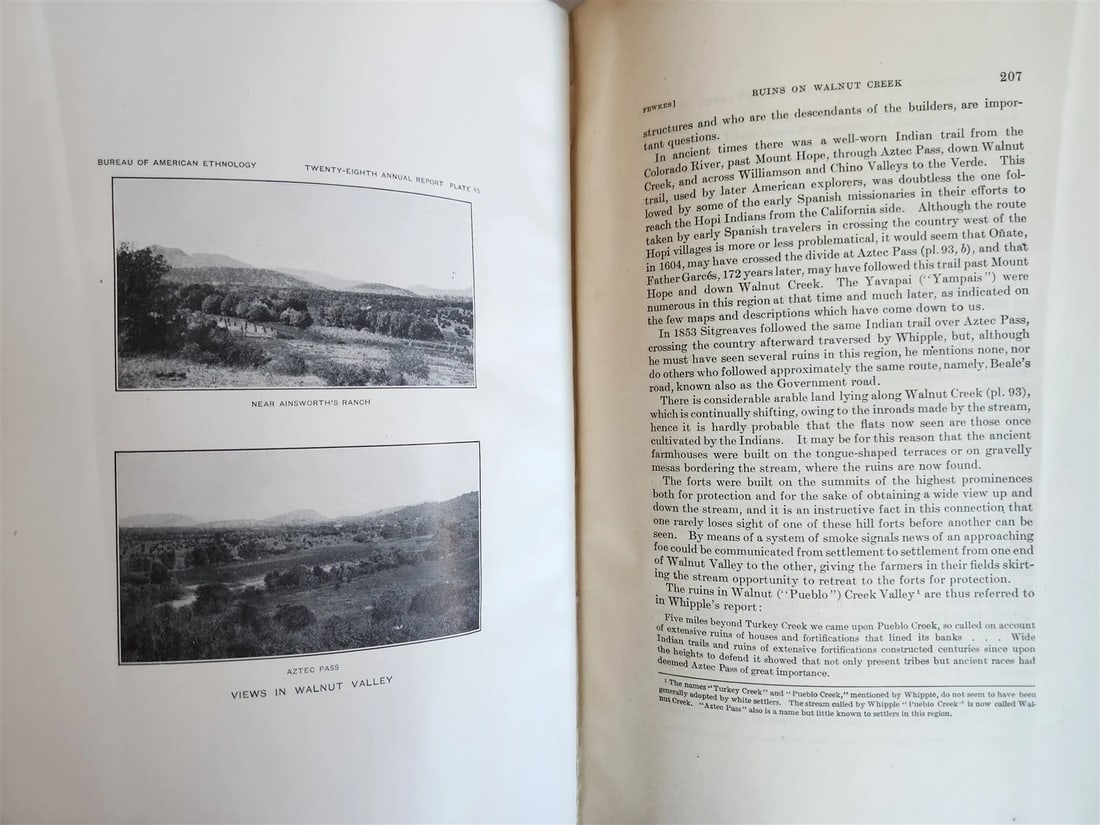 1906-1907 REPORT of the BUREAU of AMERICAN ETHNOLOGY antique ILLUSTRATED - 9