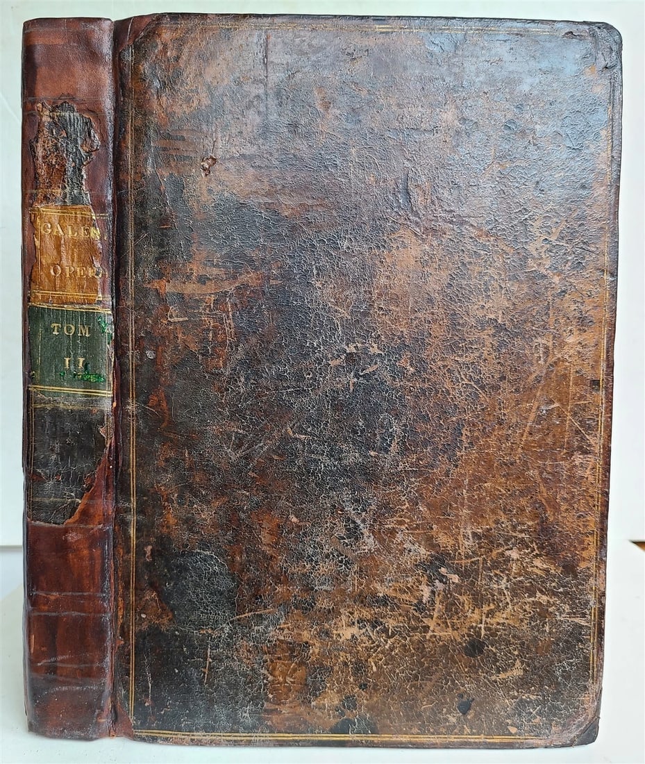 1586 RENAISSANCE EDITION OF GALEN antique FOLIO 16th century FAMOUS MEDICAL WORK - 3