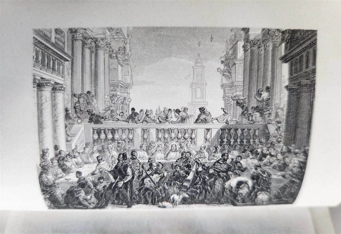 1880s PAROISSIEN ROMAIN antique BEAUTIFUL VELVET BINDING w/ SILVER CROSS CLASP - 7