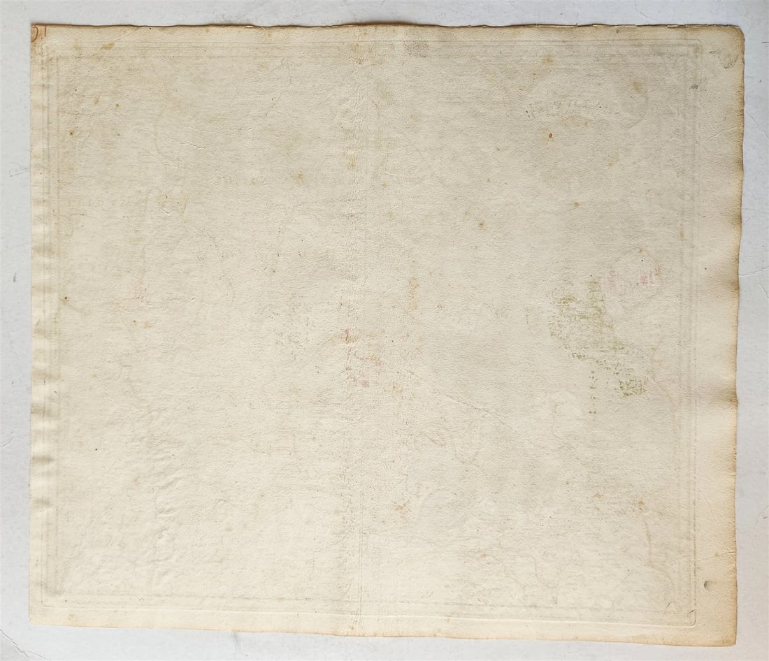 1730s PRINCIPATUS ISENACENSIS GERMANY antique MAP by JOHANN HOMANN - 5