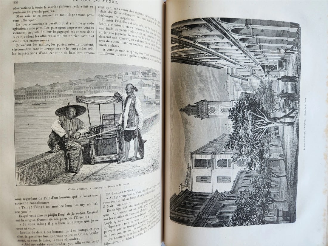 1875 HISTORY VOYAGES ILLUSTRATED antique ARMENIA TURKEY AFRICA S.AMERICA CHINA - 9